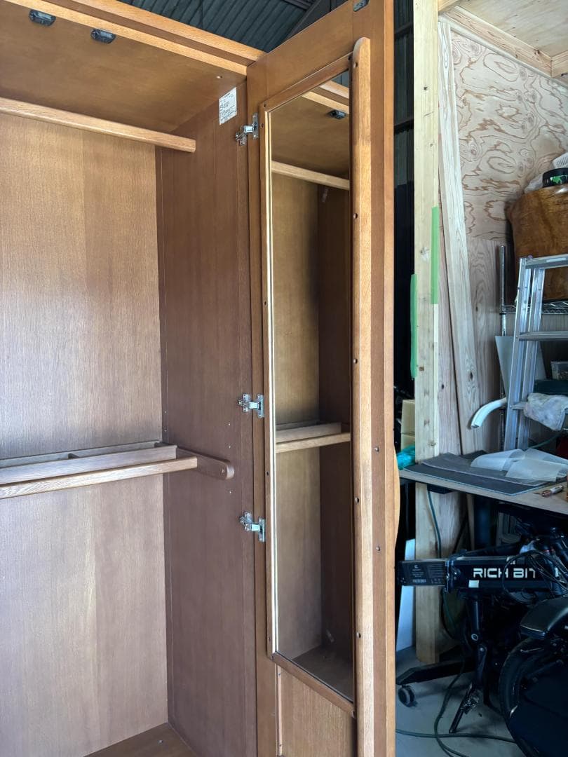 東京行専用 国産 最高級 いまだ家具 クローゼット・ワードローブ 幅127cm