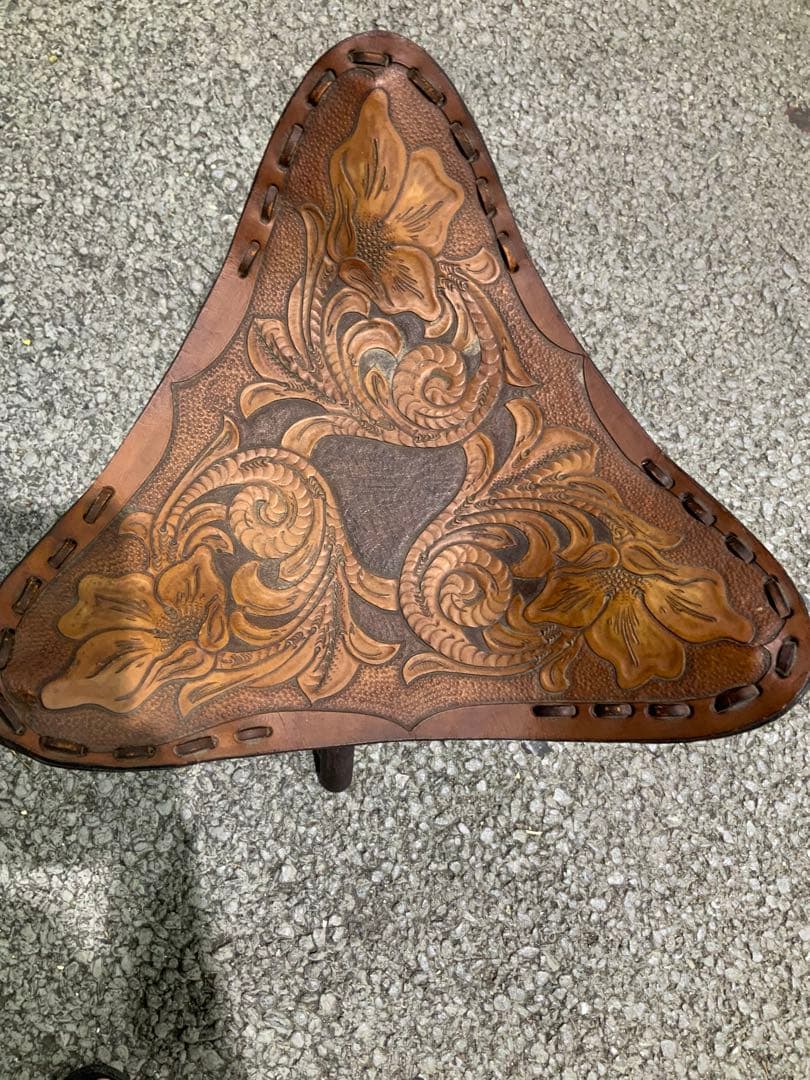 本革 ハンティングチェア ヴィンテージ Vintage　USA アメリカ製