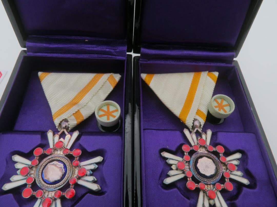 1086、勲六等瑞宝章 略章 勲章 記章　徽章 メダル　まとめ2点