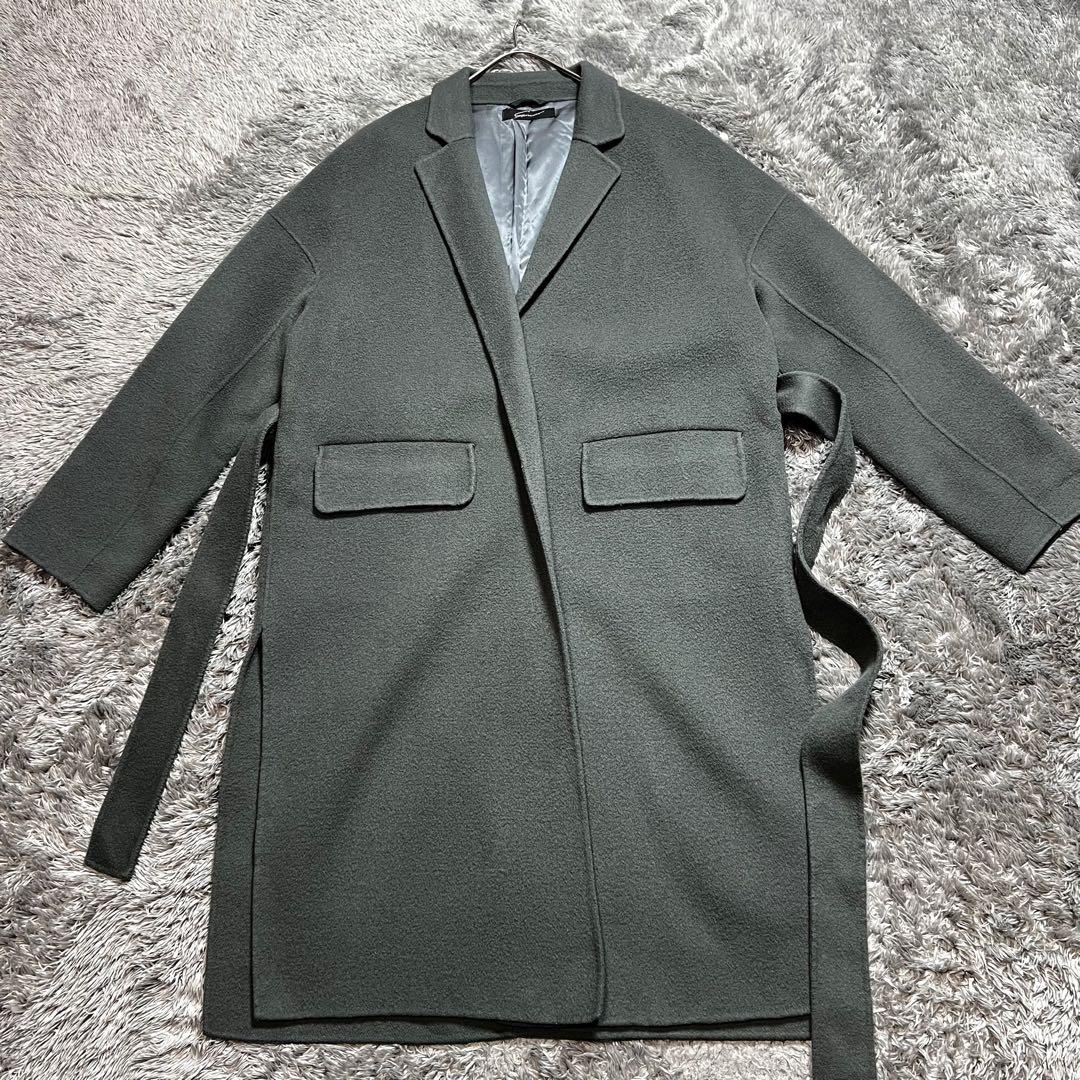 スタニングルアー　テーラー ベルテッドリバーコート　S相当　グレー系　美品