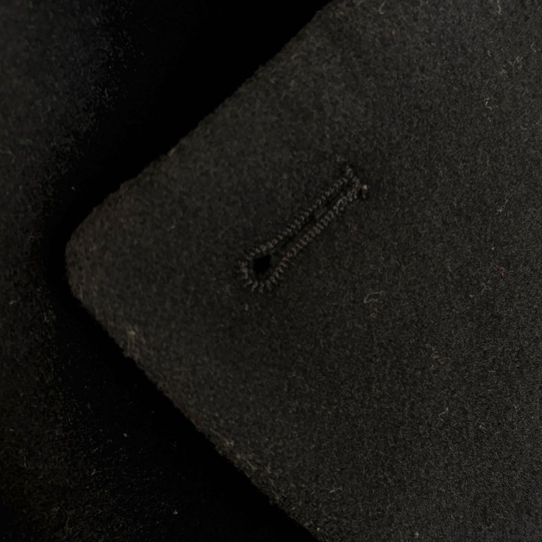 crewre / カスタムメルトンマキシコート　ブラック