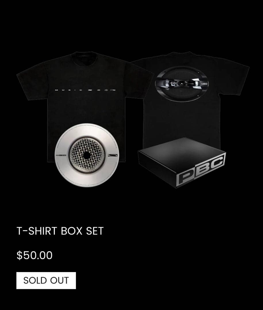 洋楽 playboi carti MUSIC T-SHIRT BOX SET