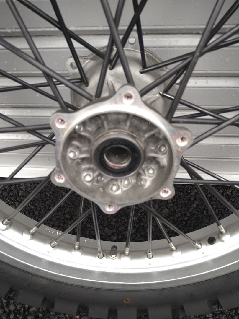 klx250 前後ホイールタイヤセット　KDX125SR