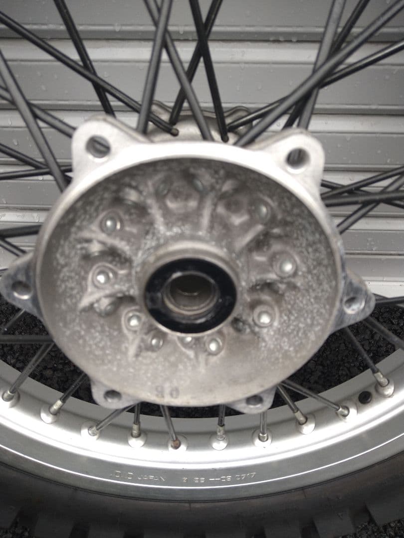 klx250 前後ホイールタイヤセット　KDX125SR