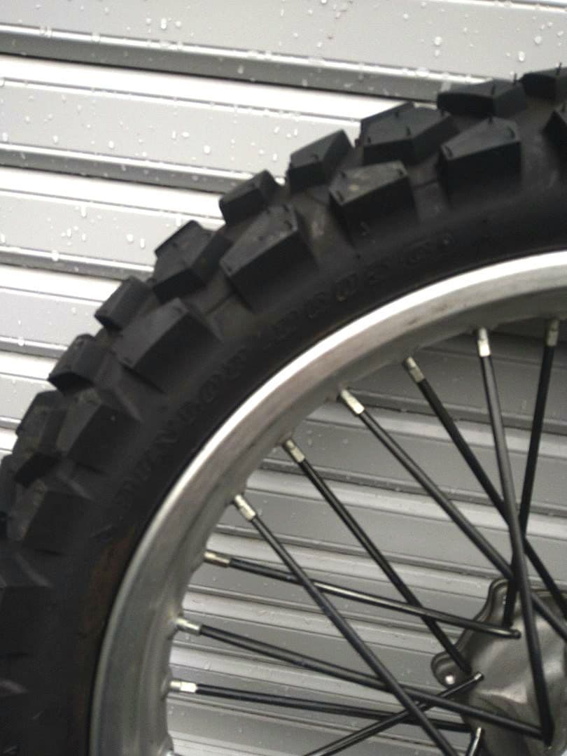 klx250 前後ホイールタイヤセット　KDX125SR