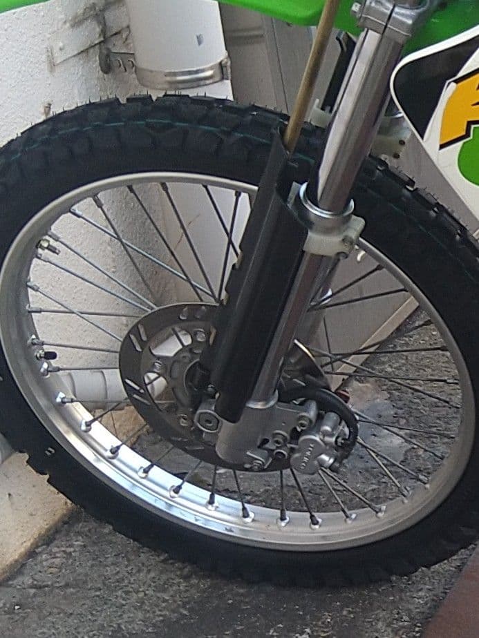 klx250 前後ホイールタイヤセット　KDX125SR