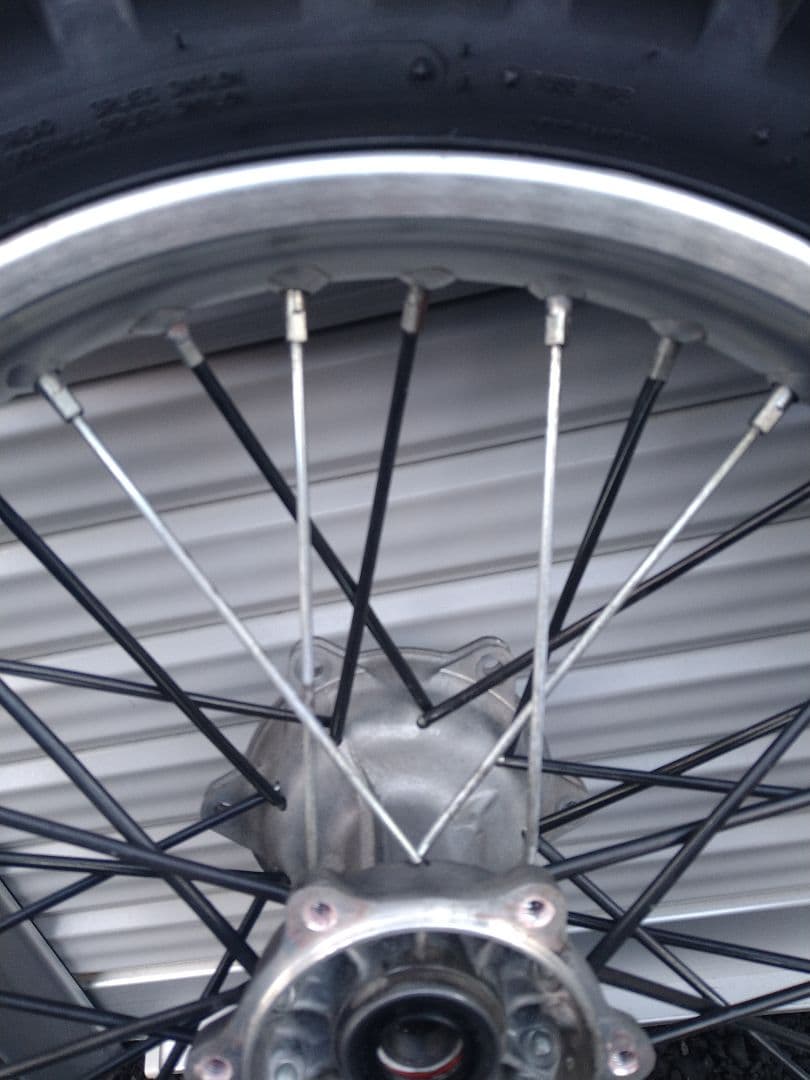 klx250 前後ホイールタイヤセット　KDX125SR