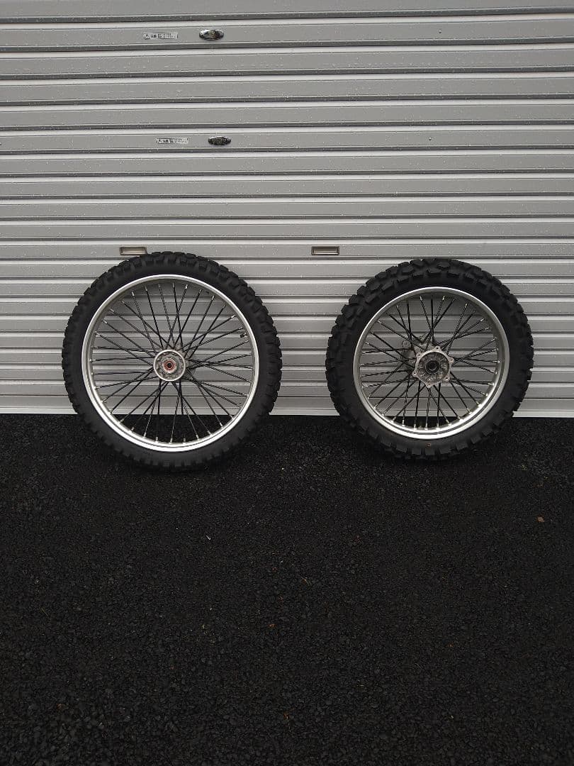 klx250 前後ホイールタイヤセット　KDX125SR