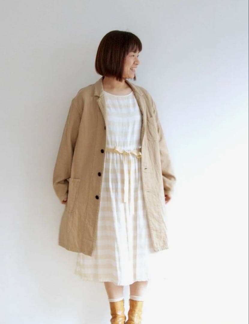 ao カルゼガーゼドクターコート¥35,200