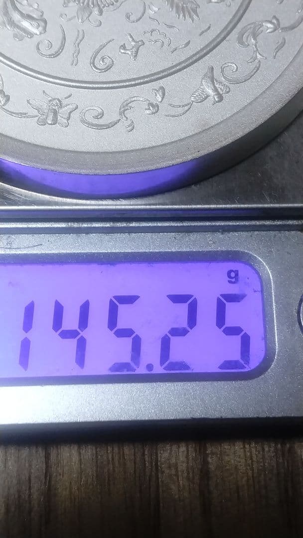 純銀 古鏡文鎮 約145グラム