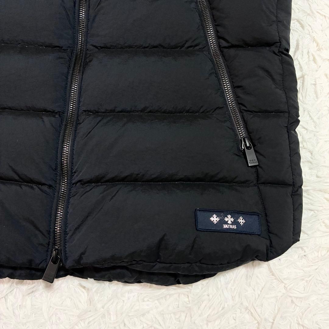美品【TATRAS】CURONE クローネ メンズダウンベスト ブラック 02