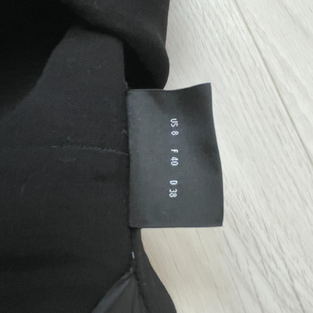 AKRIS アクリス ブラック フリンジデザイン ジャケット US8 フォーマル