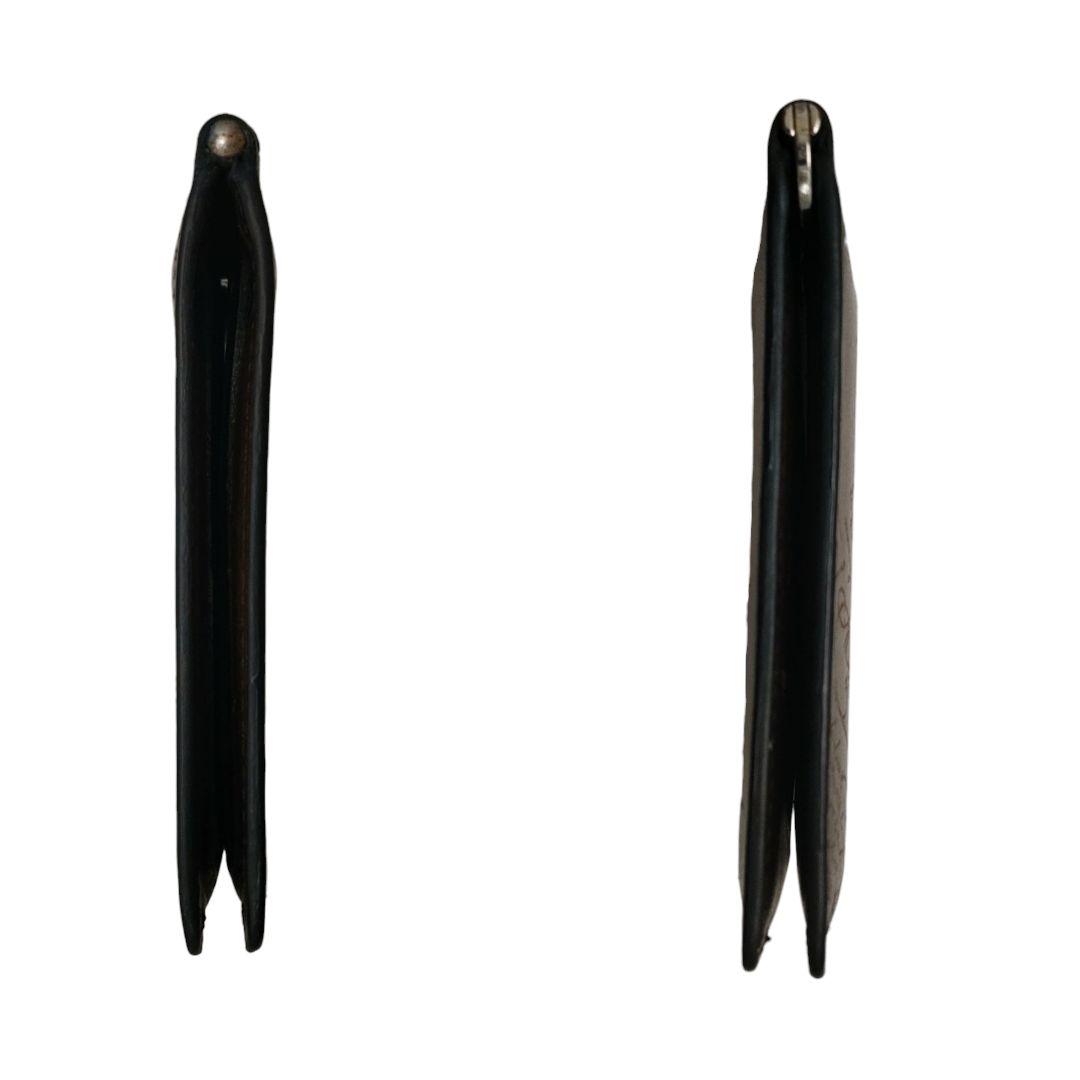 ベルルッティ　マネークリップ　フィギュア　折り財布　ブラウン　カリグラフィ