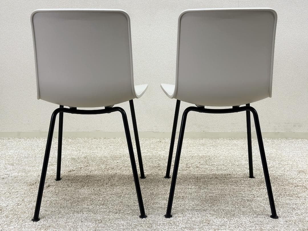 アートマン Vitra■ハルREチューブチェア　4脚セット　ウォームグレー