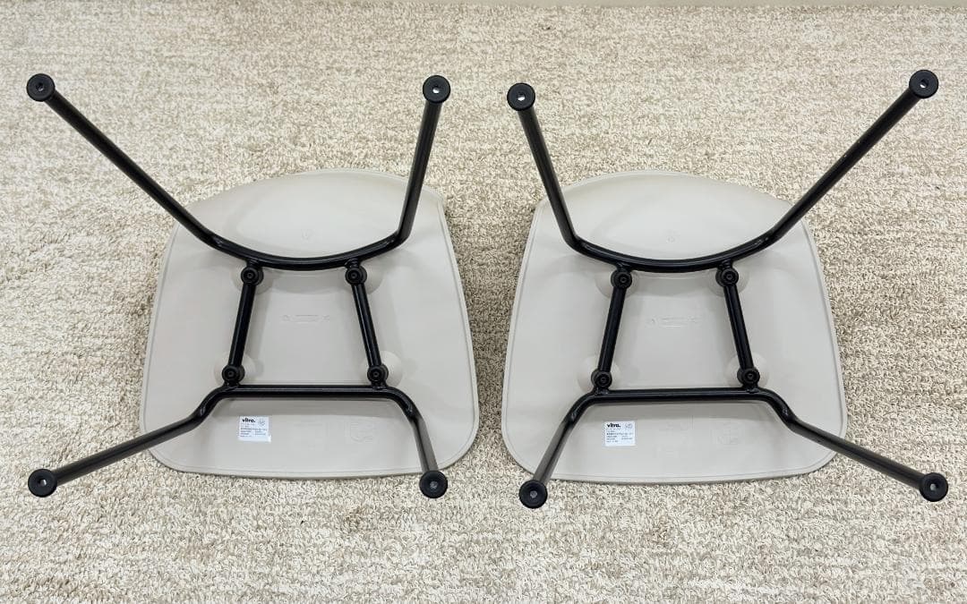 アートマン Vitra■ハルREチューブチェア　4脚セット　ウォームグレー