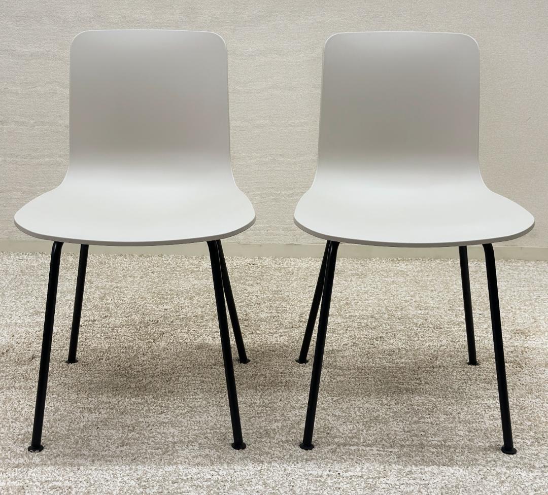 アートマン Vitra■ハルREチューブチェア　4脚セット　ウォームグレー