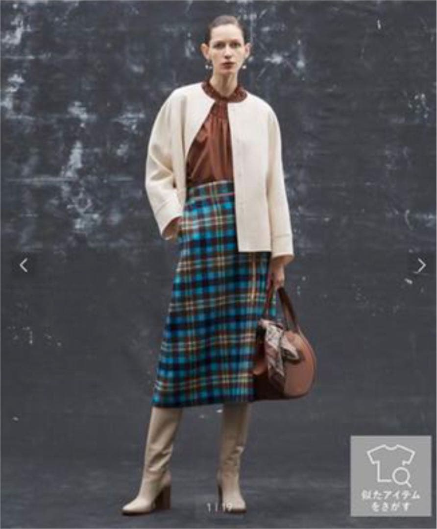 Drawer ウールケヌキノーカラージャケット 36