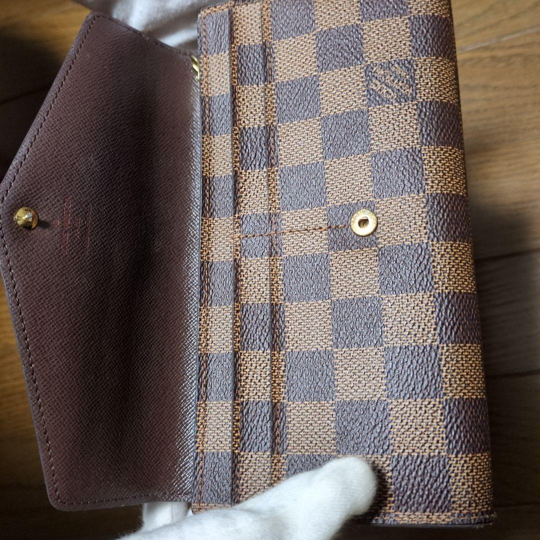 ルイヴィトン 長財布 ダミエ ポルトフォイユサラ