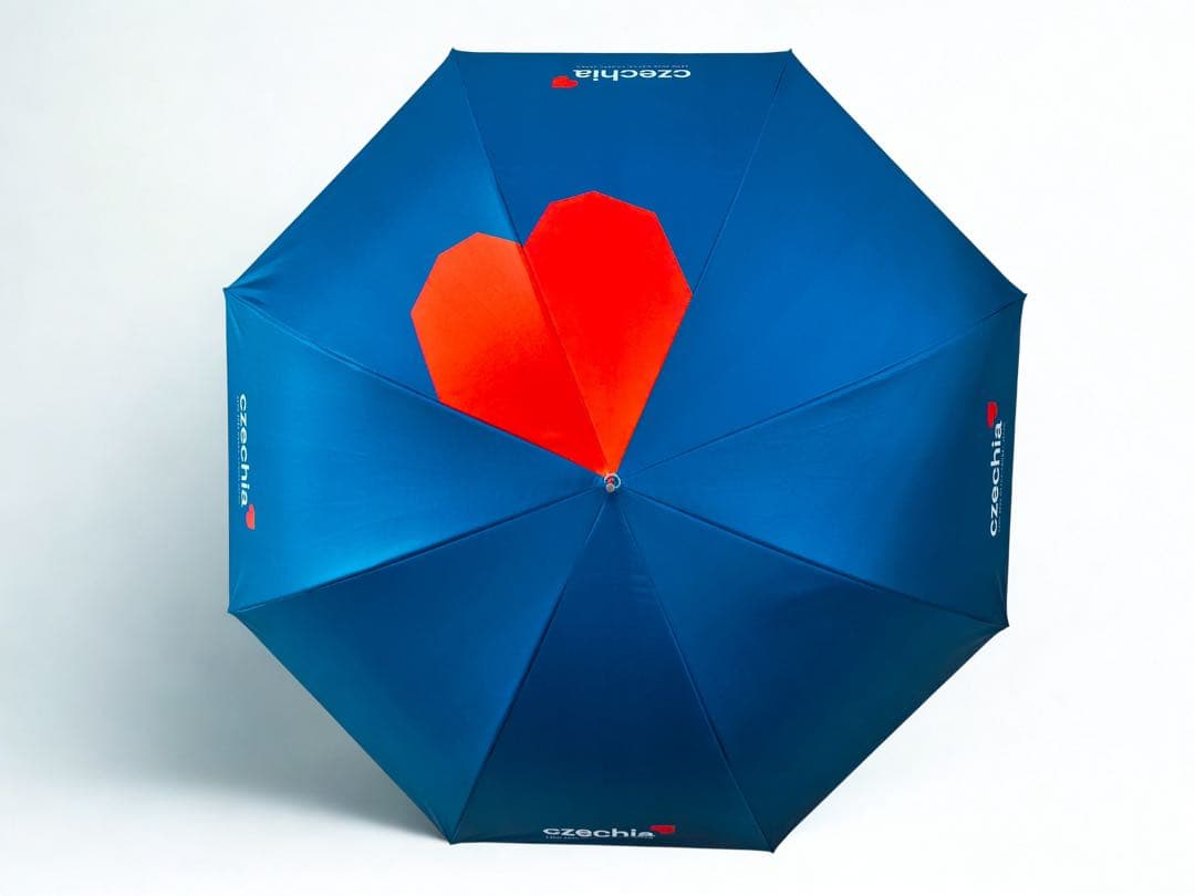 値下げ！　希少　チェコ館公式傘 晴雨兼用　UVカット　万博　Expo