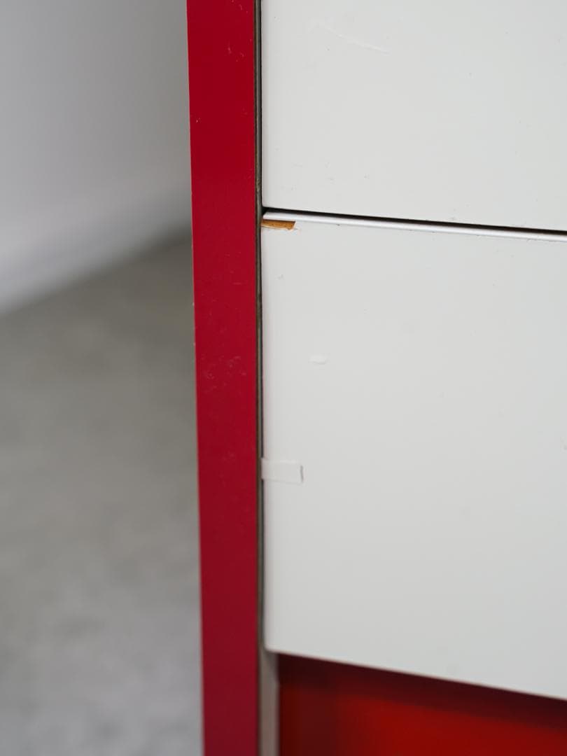 ヴィンテージ 5段チェスト/収納 キャスター付 スペースエイジ レトロポップ