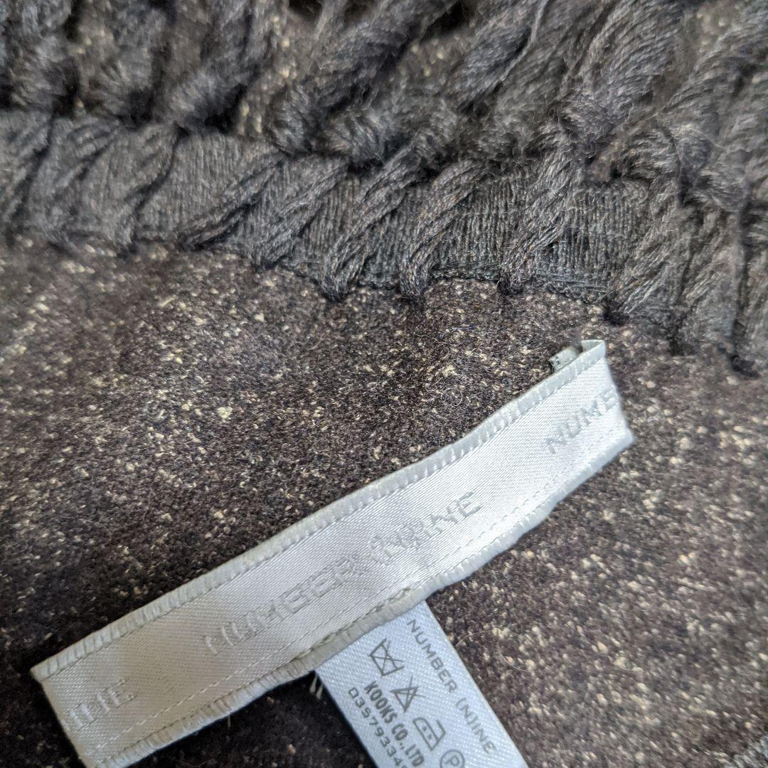 ナンバーナイン　三角形　フリンジショール