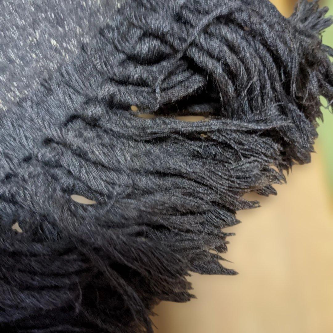 ナンバーナイン　三角形　フリンジショール