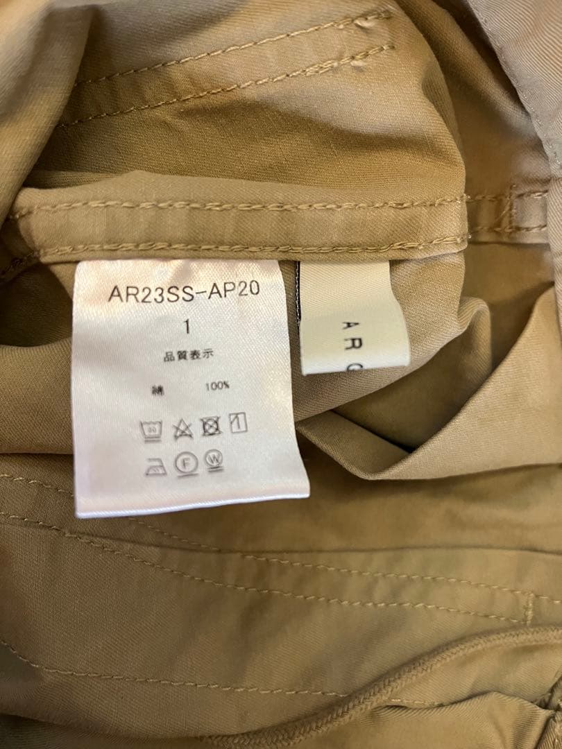 パンツ argue cotton twill backer mov pants