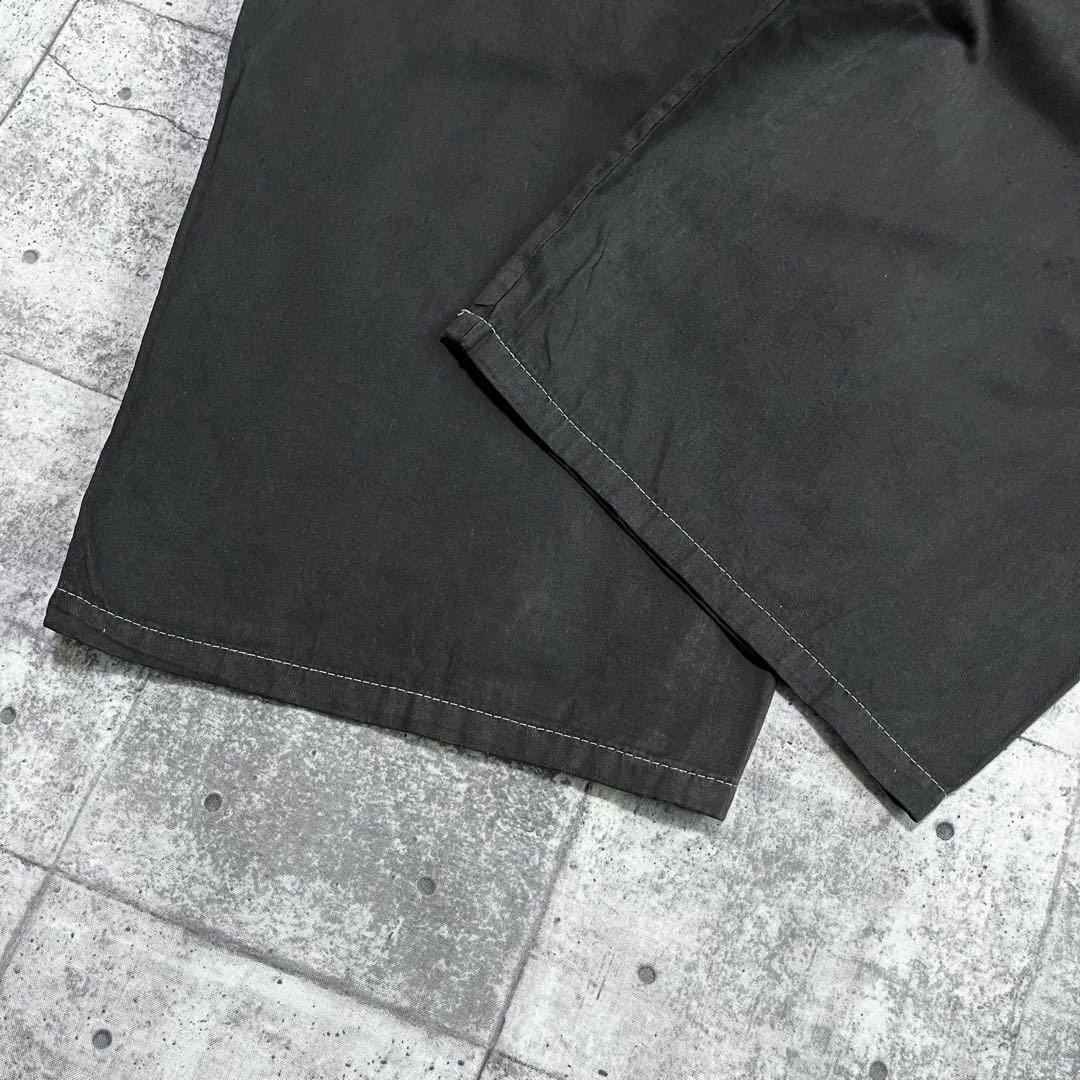 80s POLOラルフローレン ポロチノ 旧タグ USA製 タック ブラック後染