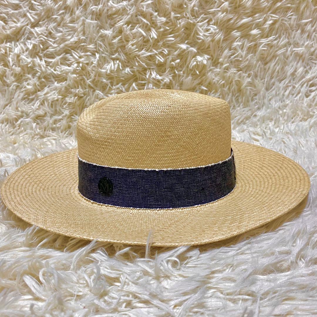 新品未使用 メゾンミッシェル VIRGINIE S パナマハット ストローハット