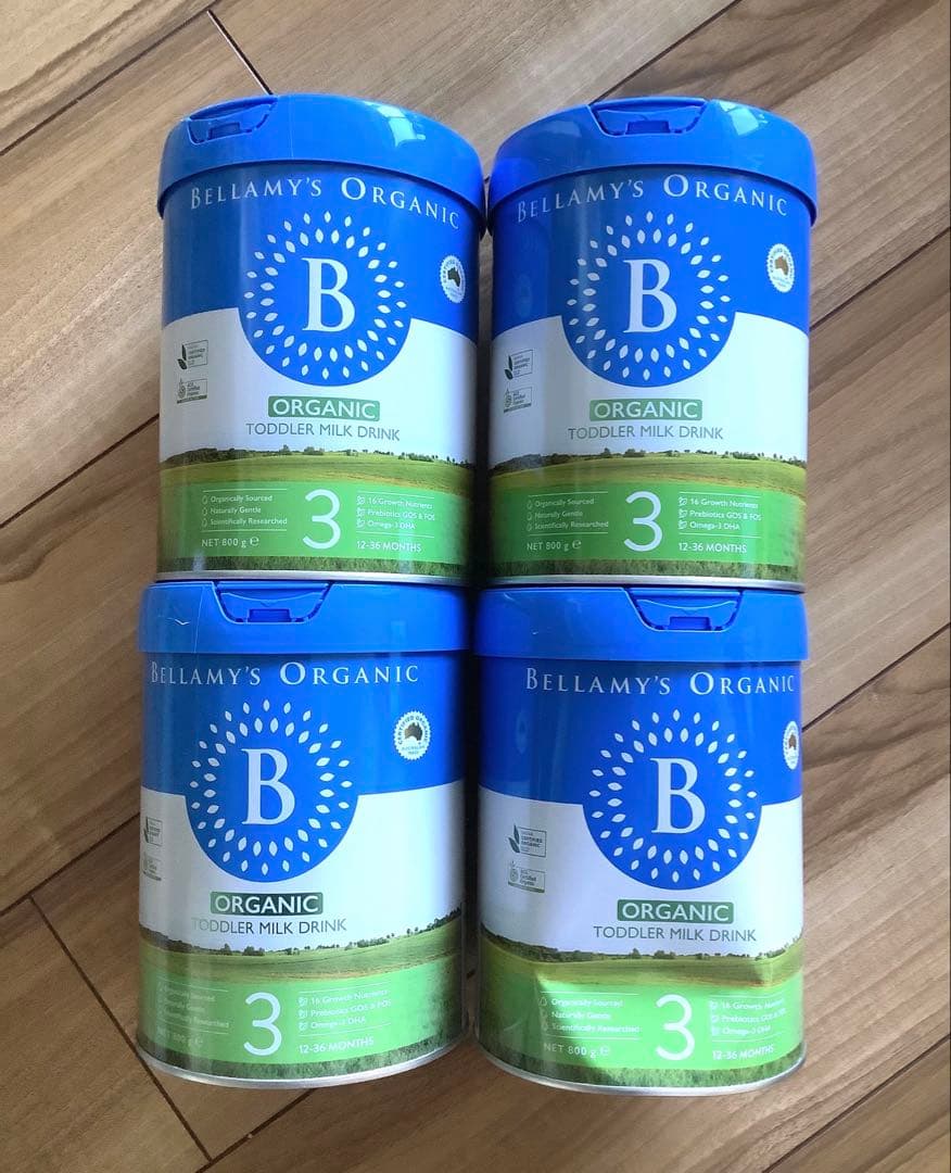 Bellamy’sベラミーズ・オーガニック牛の粉ミルク(12ヶ月〜)4缶