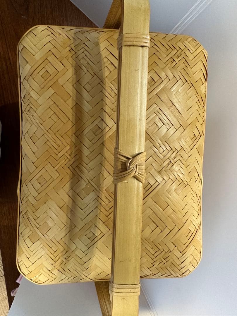 竹虎　３段お弁当かご　籠