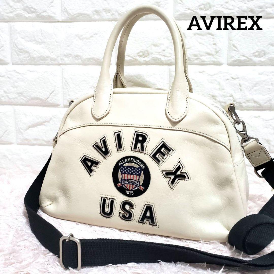 AVIREX アヴィレックス希少 ボストンハンドバッグ 2wayショルダーバッグ