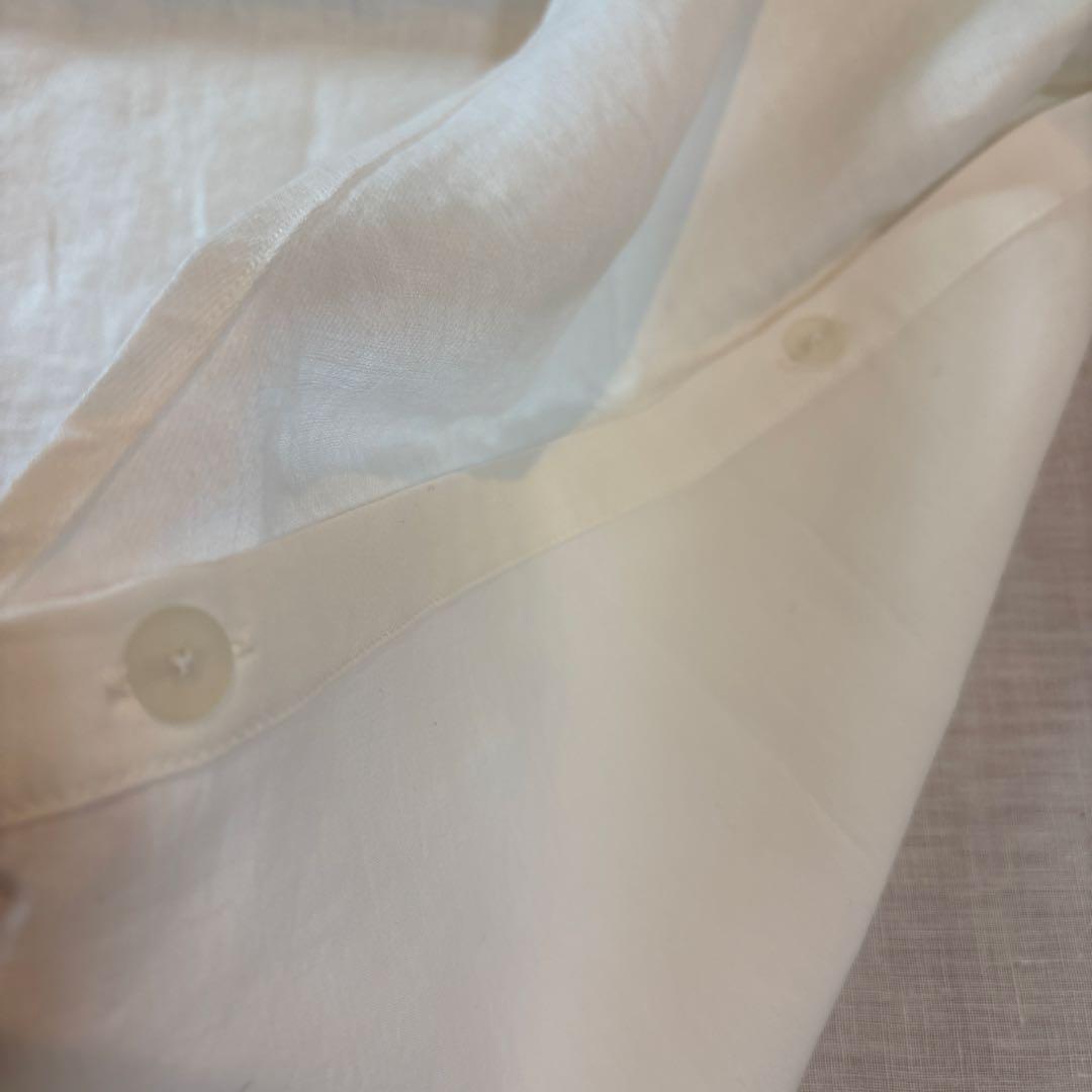 MALU TO マルト［未使用］ワンショルダー　リネン レイヤーエプロン