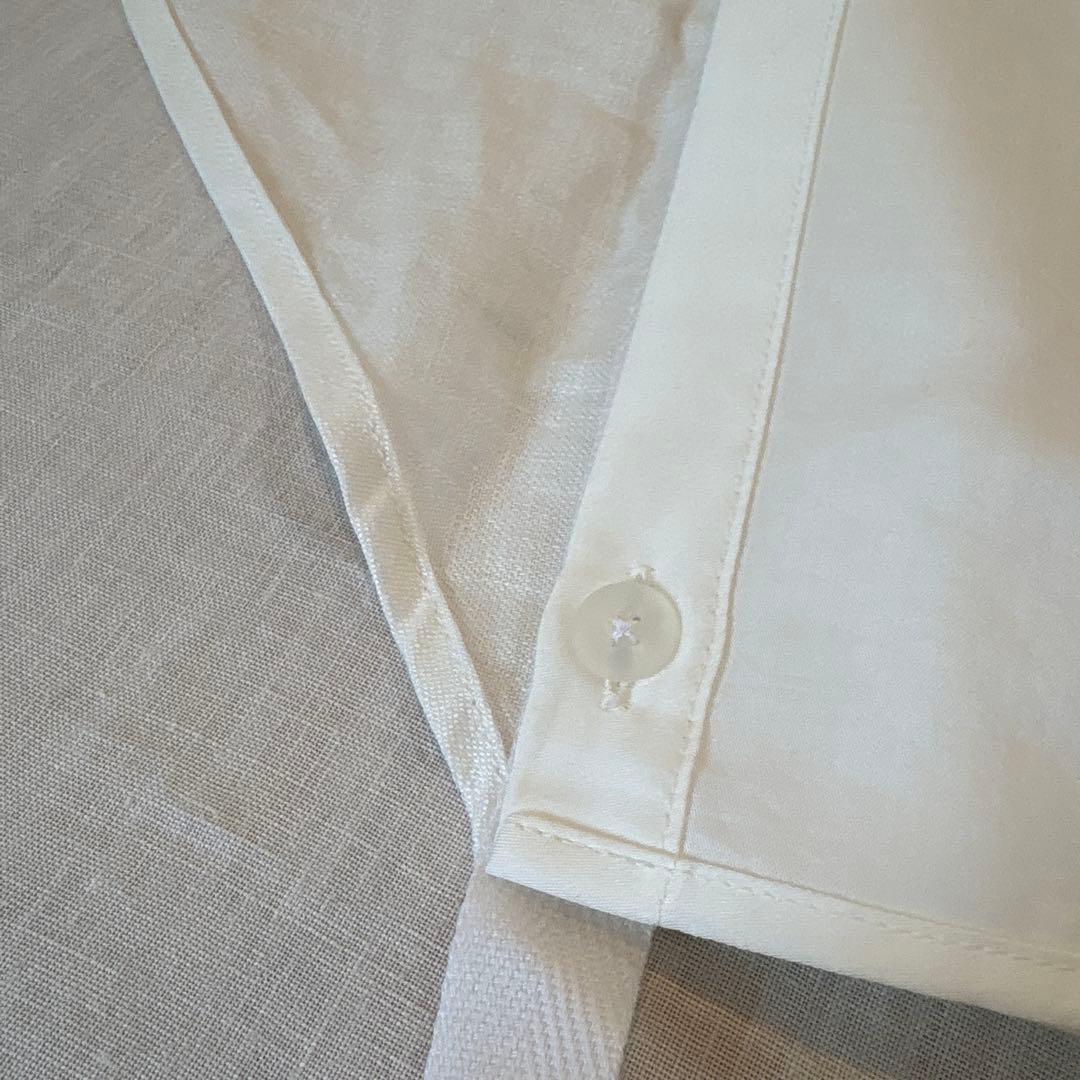 MALU TO マルト［未使用］ワンショルダー　リネン レイヤーエプロン