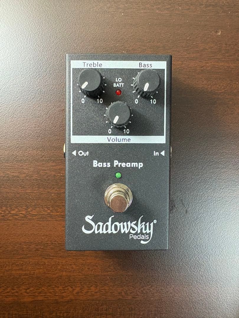美品 Sadowsky Bass Preamp