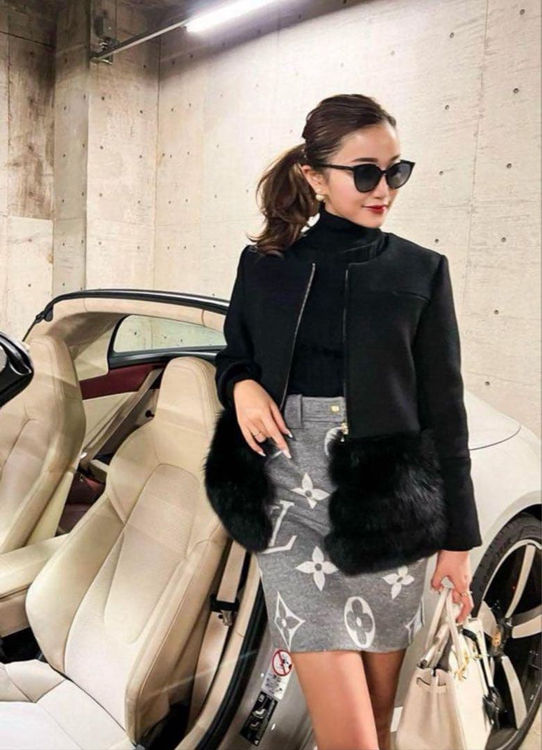 【本物】ルイヴィトン/ミニスカート/ロゴ