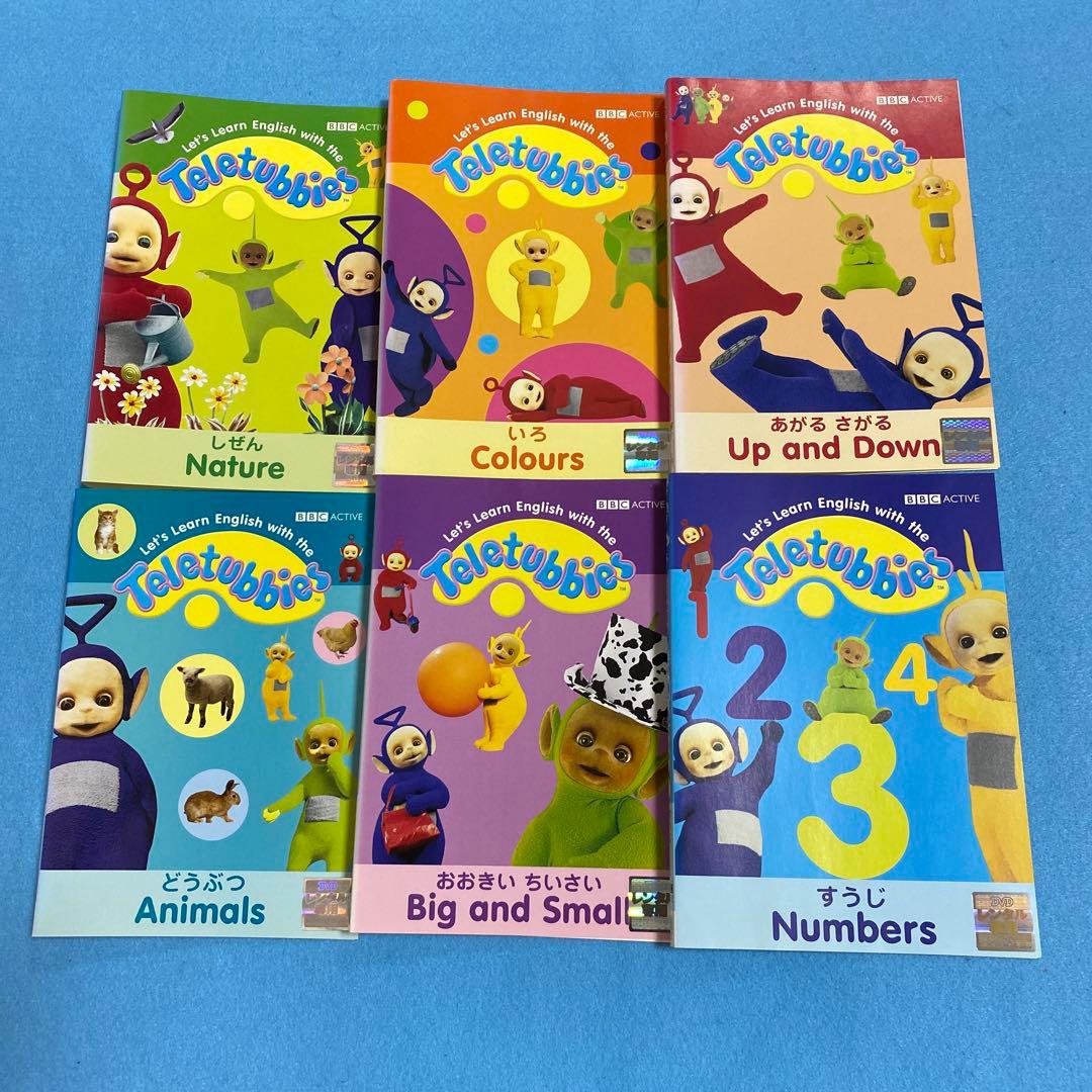 テレタビーズと英語のおべんきょ　　　　Teletubbies DVD 6枚セット