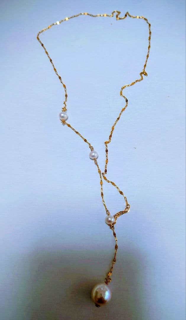 【最終お値下げ】【新品未使用　定価35200円】K10 アコヤパール　ネックレス