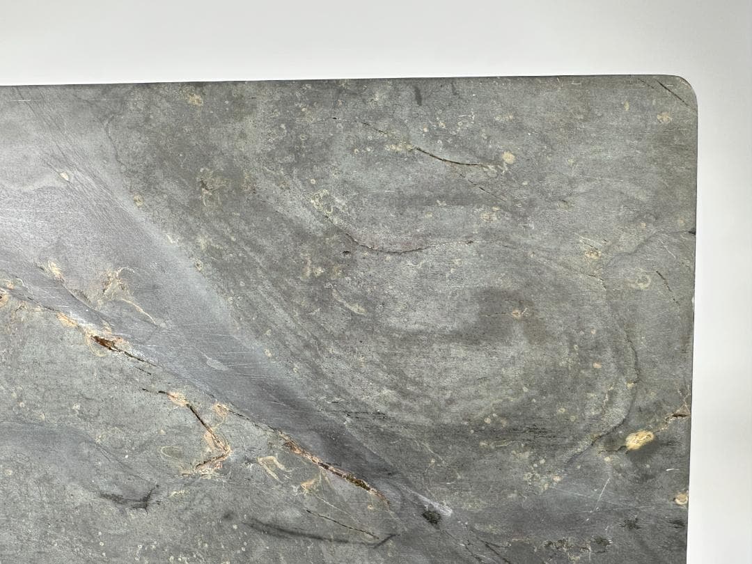 中国美術　書道具　文房具　古硯　歙州硯　金星　板硯　共箱　時代物　書道先生旧蔵