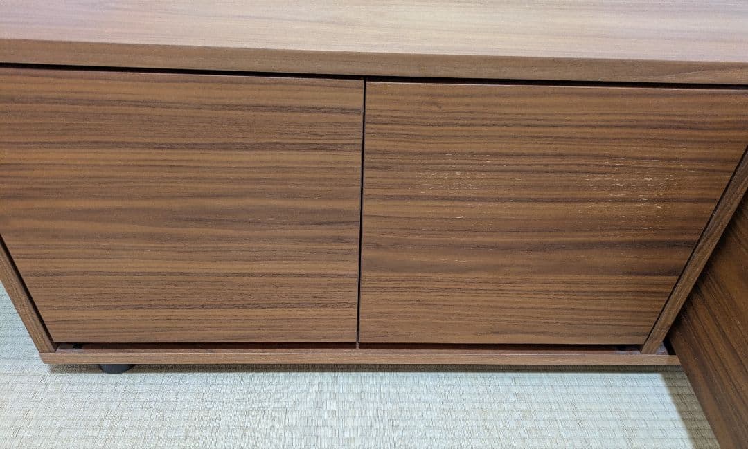 無印良品　木目調 シンプル テレビ台 収納付き