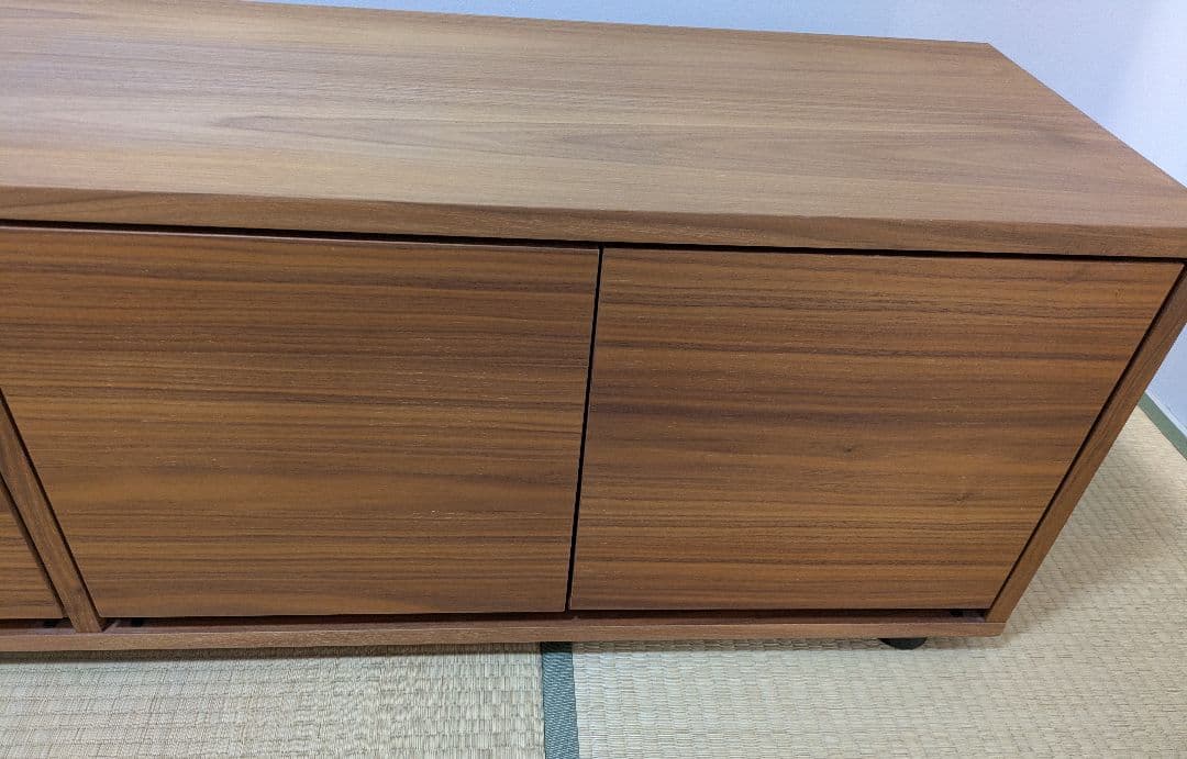 無印良品　木目調 シンプル テレビ台 収納付き
