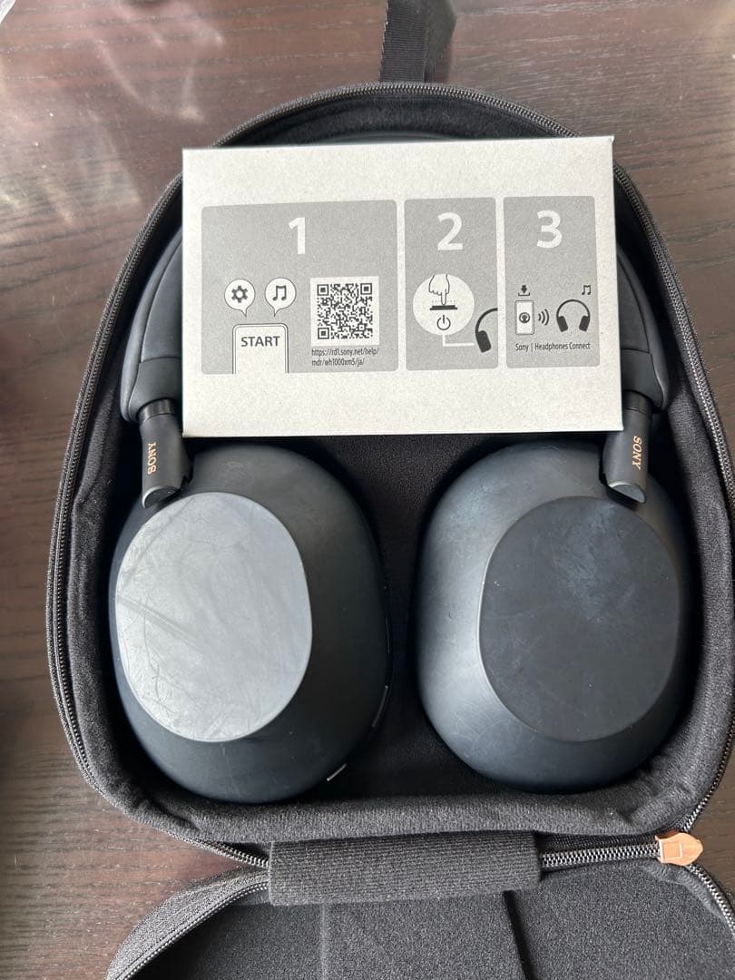 Sony WH-1000XM5ワイヤレスヘッドホン　ブラック