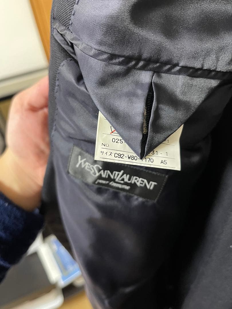 YSL イブサンローラン　スーツ　ダブル　ジャケット　90s