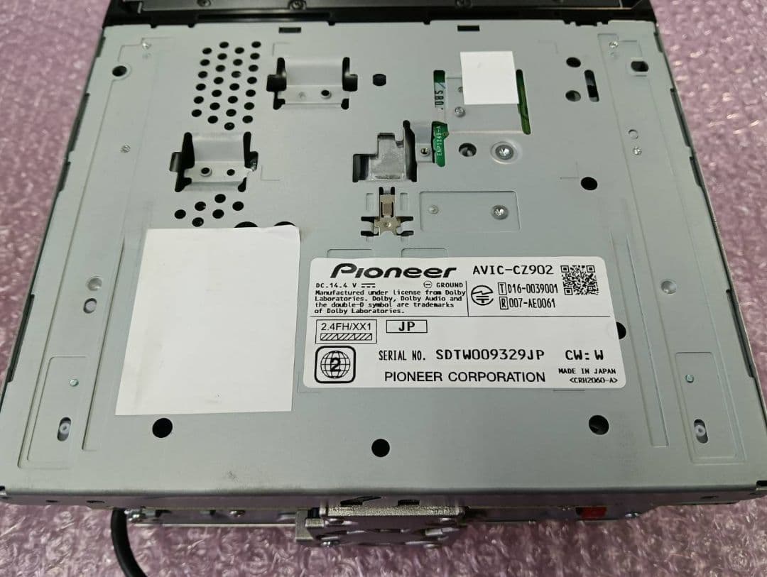 美品 サイバーナビ AVIC-CZ902 地図2021年