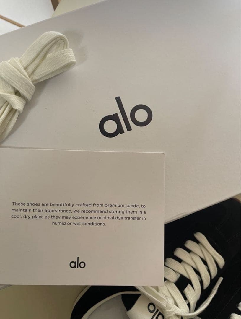 ALO yoga Black8.0 アーロ スニーカーズ24.5cm srt