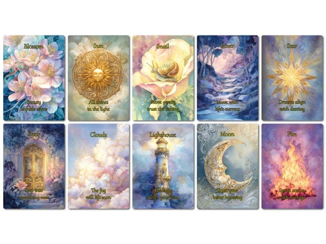 【正規品オラクルカード】超美麗✨海外インディーズ✨柔らかなパステルカラーのデッキ