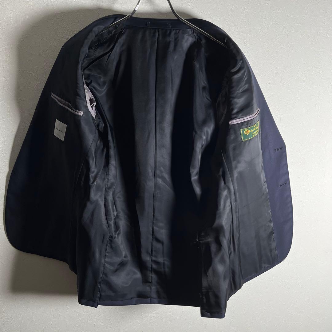 【極美品•3ピース】 ポールスミス×ロロピアーナ スーツ セットアップ L 濃紺