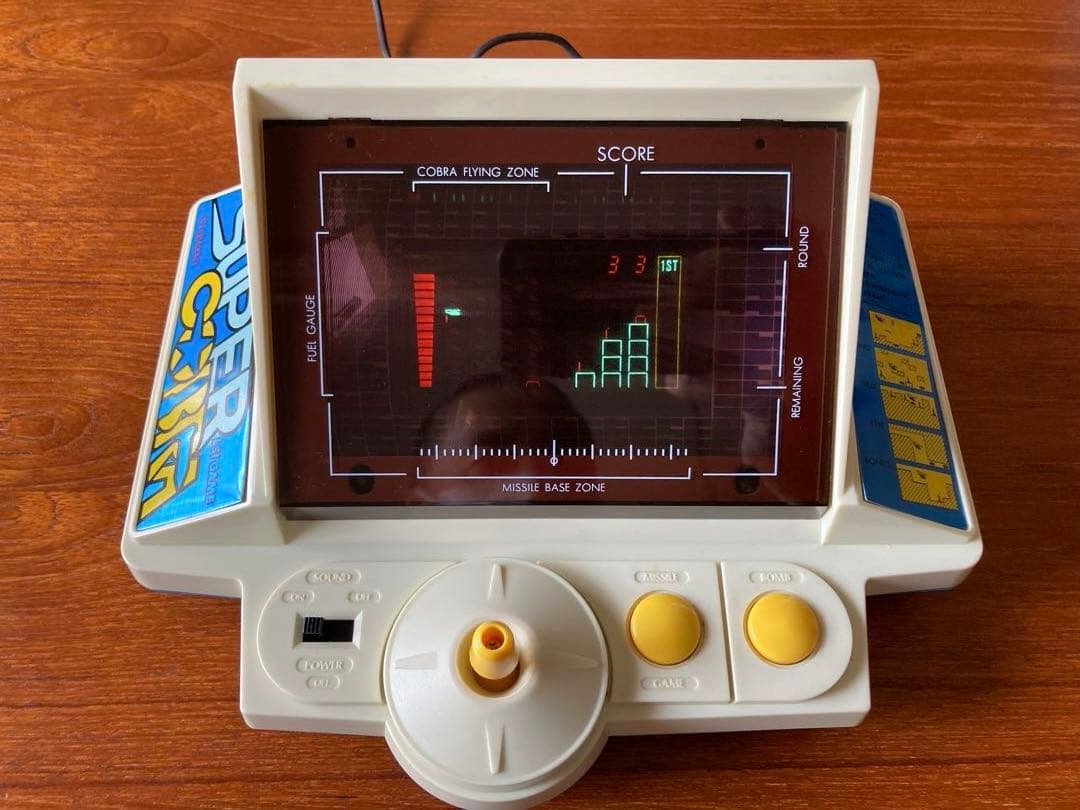 スーパーコブラ LSIゲーム 学研 コナミ 学研　専用アダプター付き