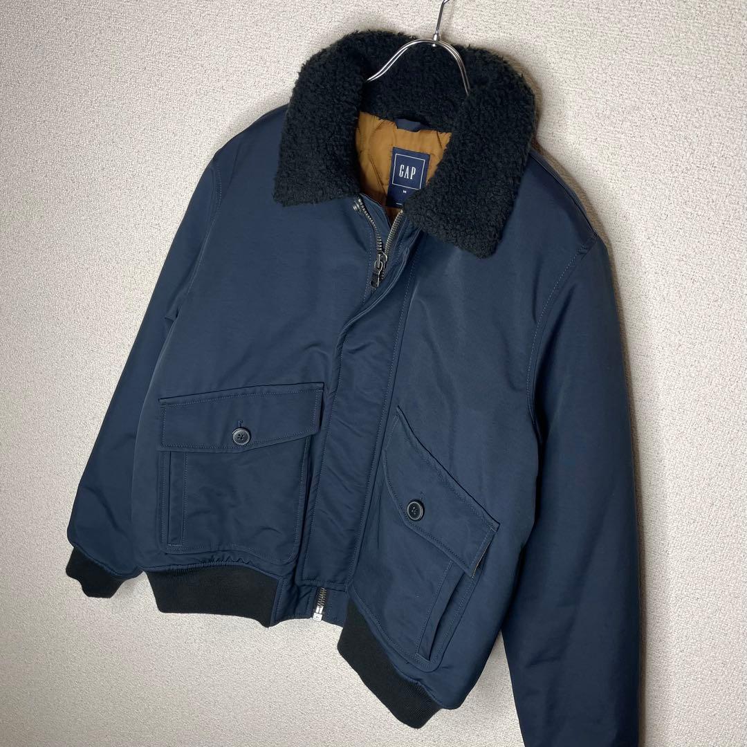 OLD GAP 00s B-10 短丈 ボア フライトジャケット 美品