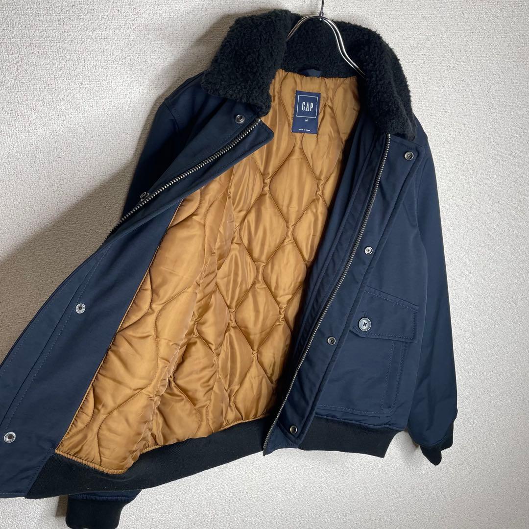 OLD GAP 00s B-10 短丈 ボア フライトジャケット 美品
